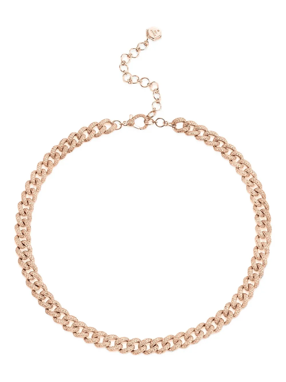 SHAY Full Pave Link Necklace - ピンク SHAY Full Pave Link Necklace - ピンク