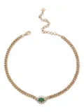 SHAY Emerald Evil Eye Necklace - Gold