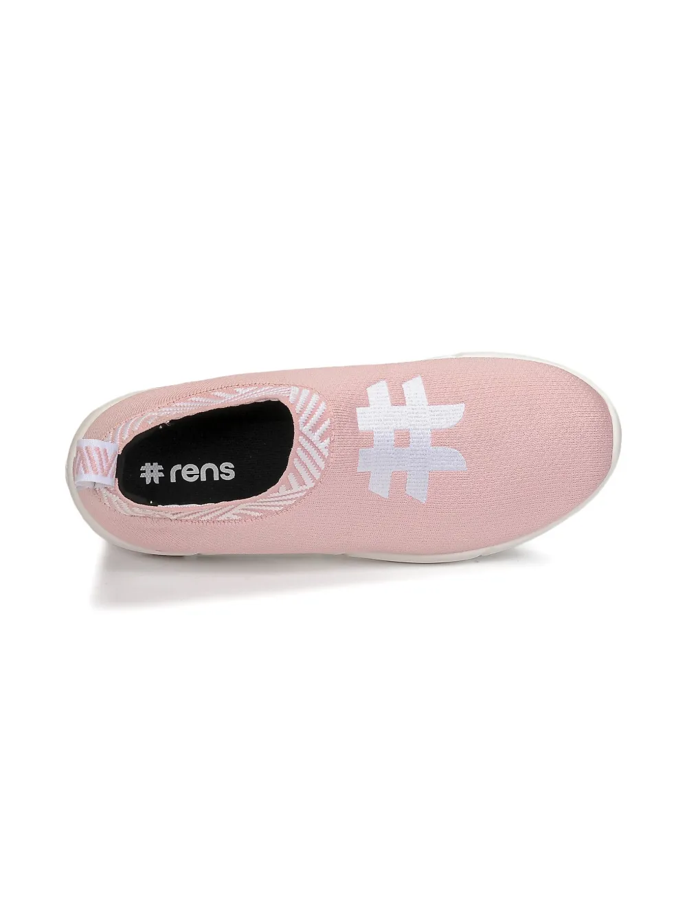 CLARYS knitted slip-on sneakers Roze