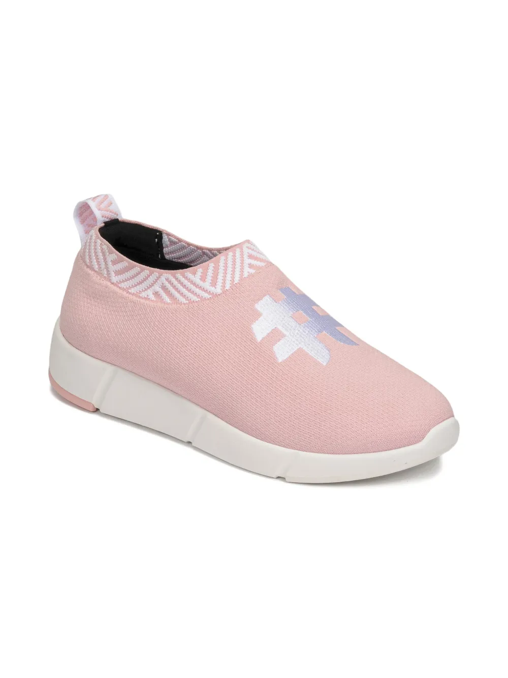 CLARYS knitted slip-on sneakers Pink