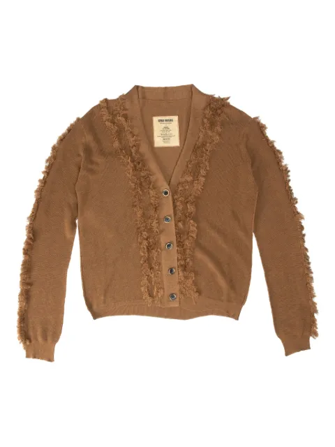Uma Wang fringed buttoned cardigan