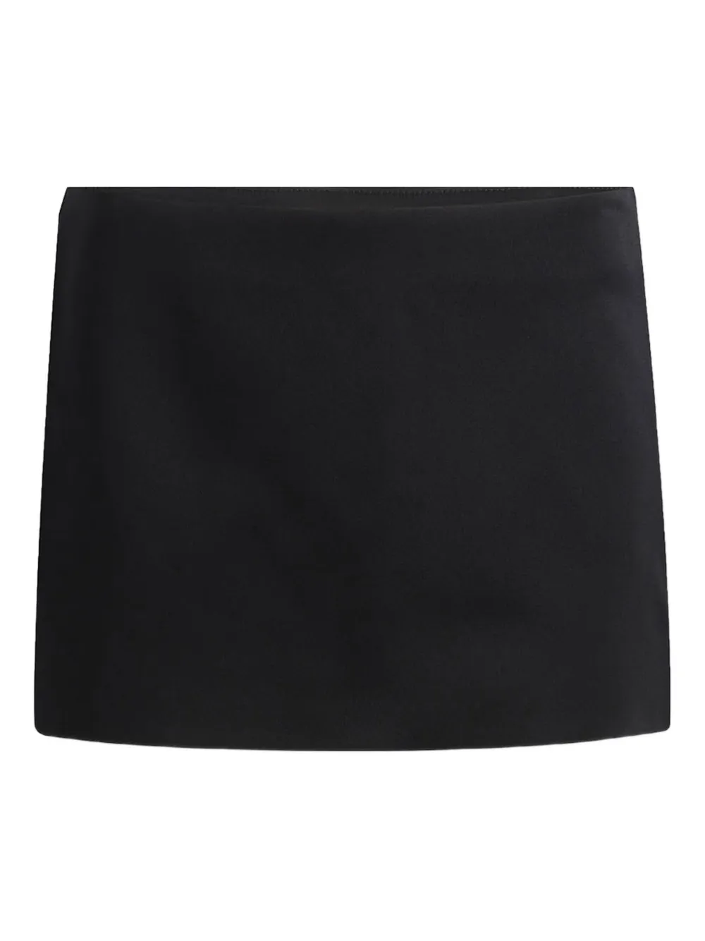 KHAITE Jett mini skirt Zwart
