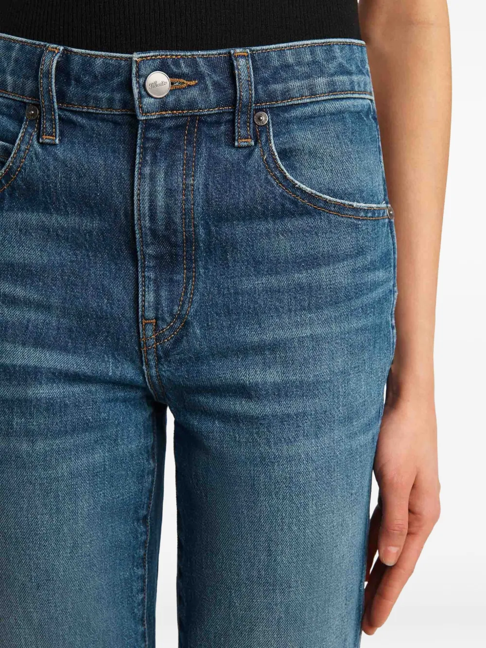 KHAITE Viv five-pocket jeans Blauw