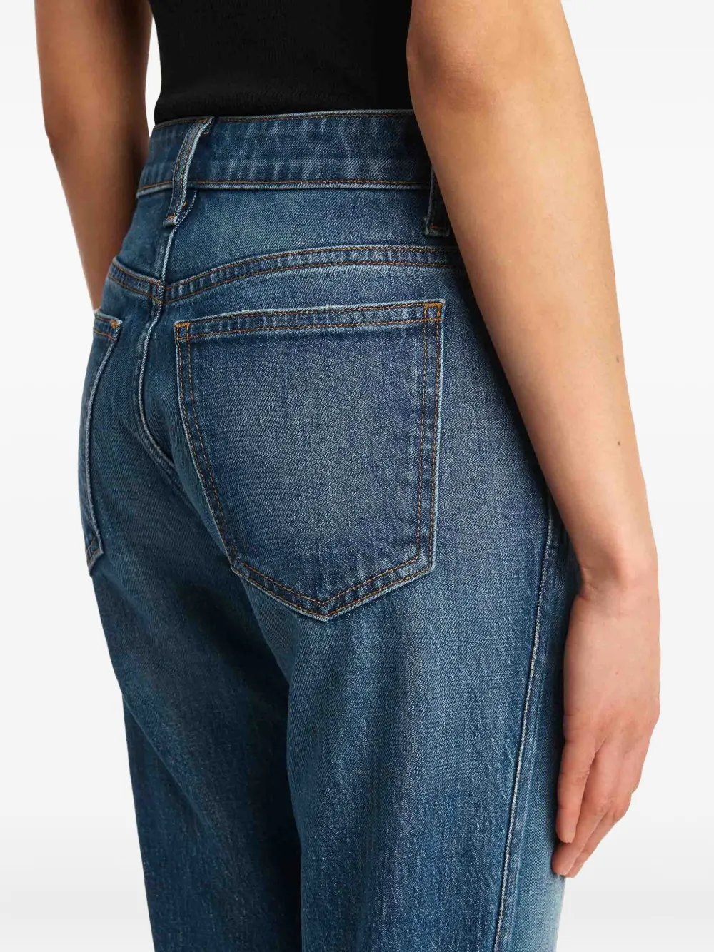 KHAITE Viv five-pocket jeans Blauw