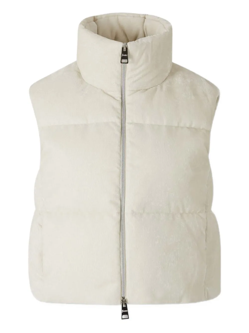 Herno quilted high-neck gilet Beige