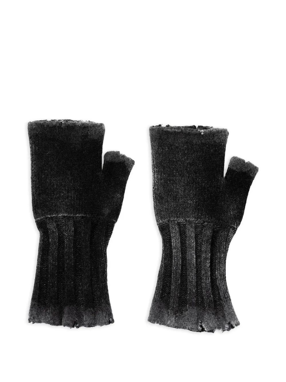 Avant Toi fingerless gloves | Grey | Image 1