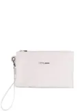 Longchamp crocodile-embossed wallet - White