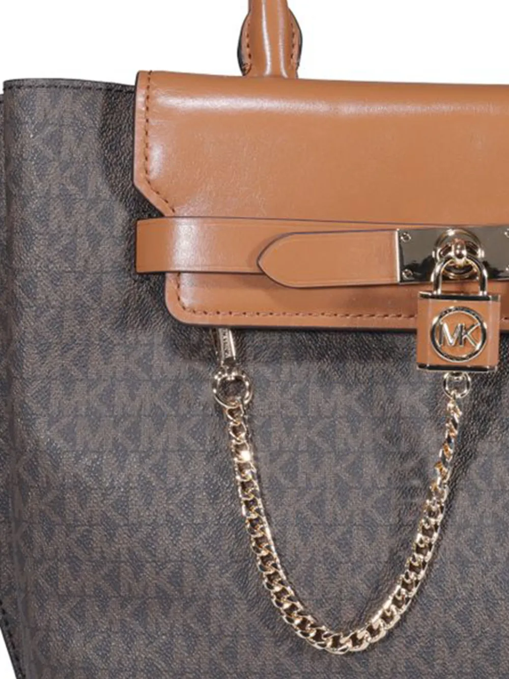 Michael Kors Medium boekentas met monogram Bruin