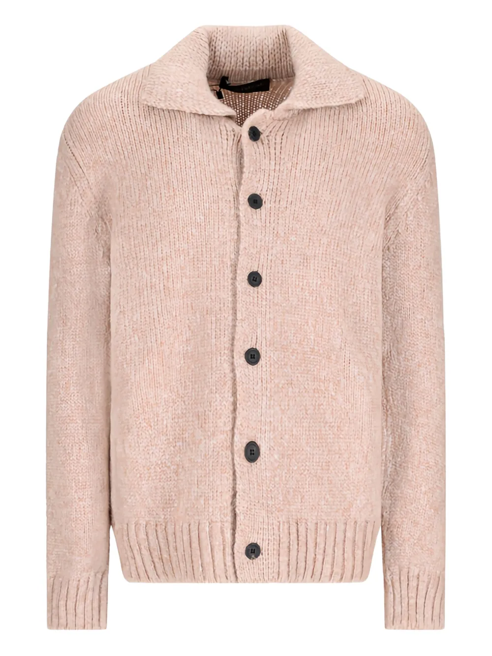 buttoned collar cardigan