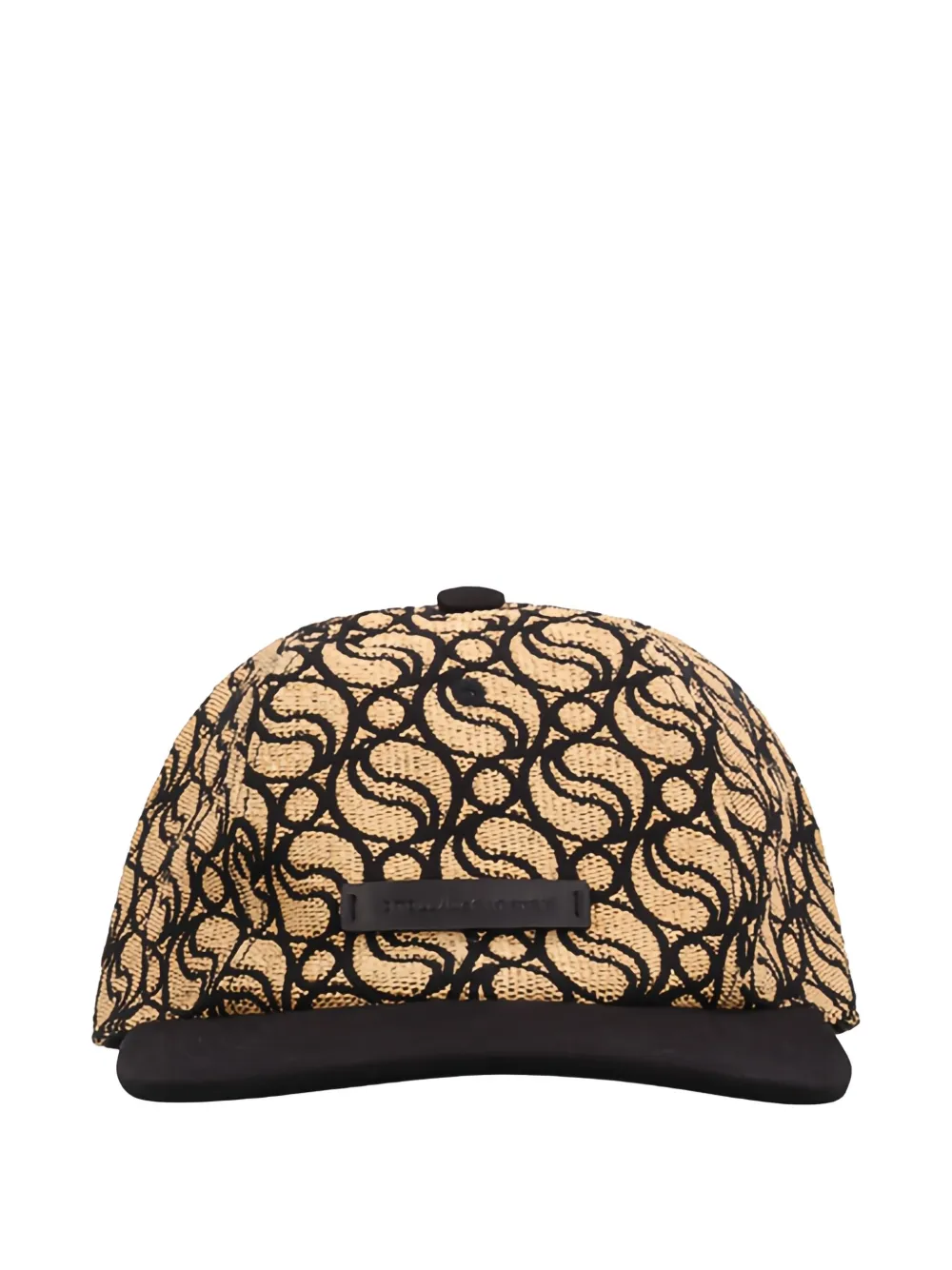Stella Mccartney S-wave Monogram Baseball Cap In Neutral