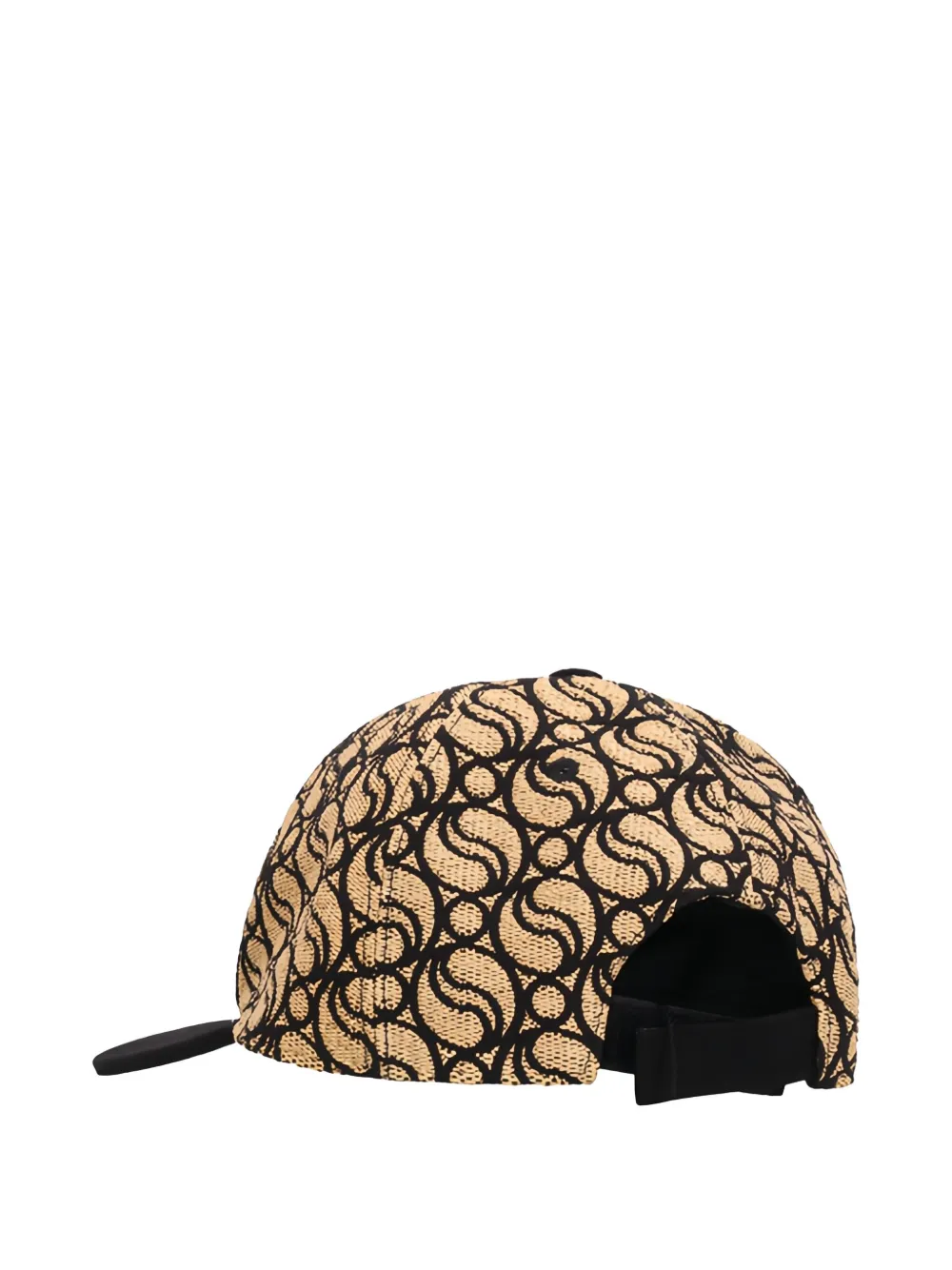 Stella Mccartney S-wave Monogram Baseball Cap In Neutral