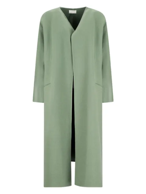 The Row Priske V-neck wool coat