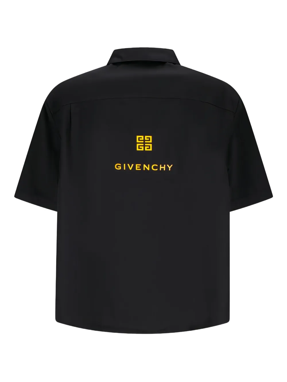 Givenchy patch-pocket short-sleeve shirt Zwart