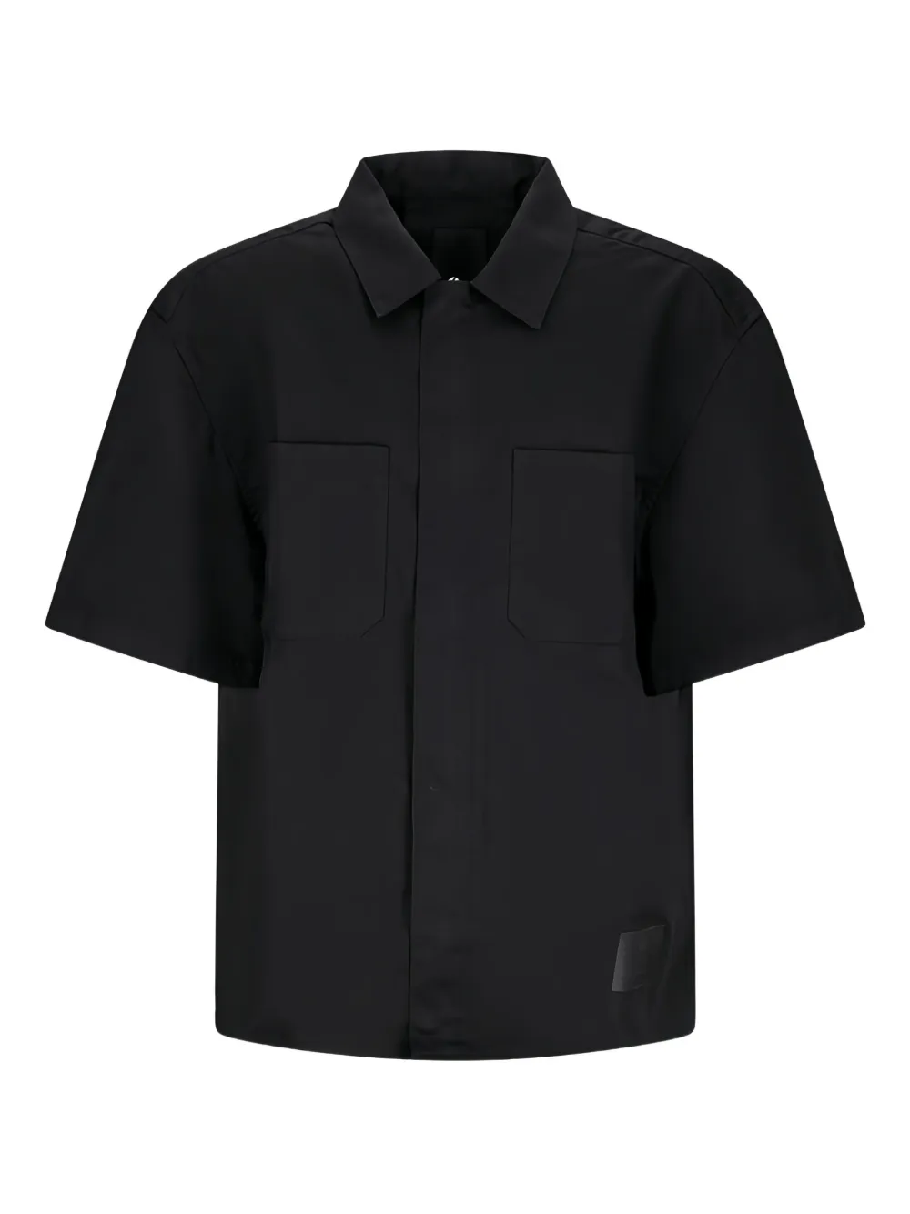 Givenchy patch-pocket short-sleeve shirt Zwart