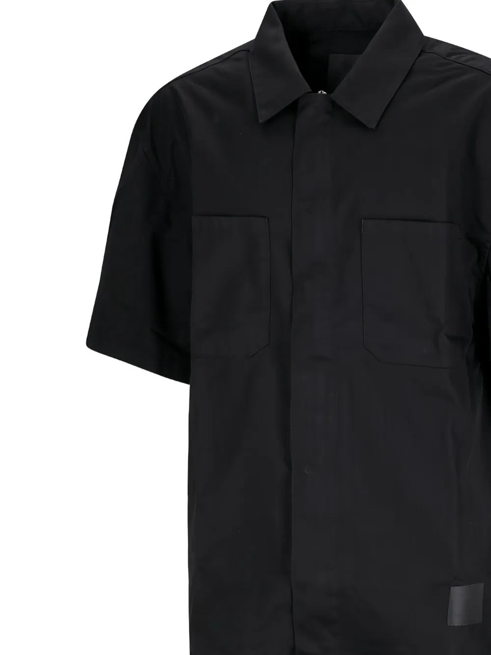 Givenchy patch-pocket short-sleeve shirt Zwart