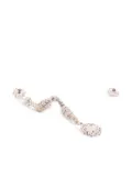 Magda Butrym spiral crystal earrings - Silver
