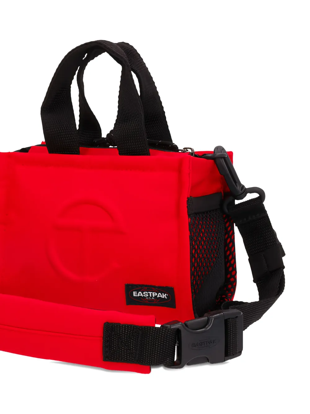 Eastpak x Telfar kleine shopper met logo-reliëf Rood