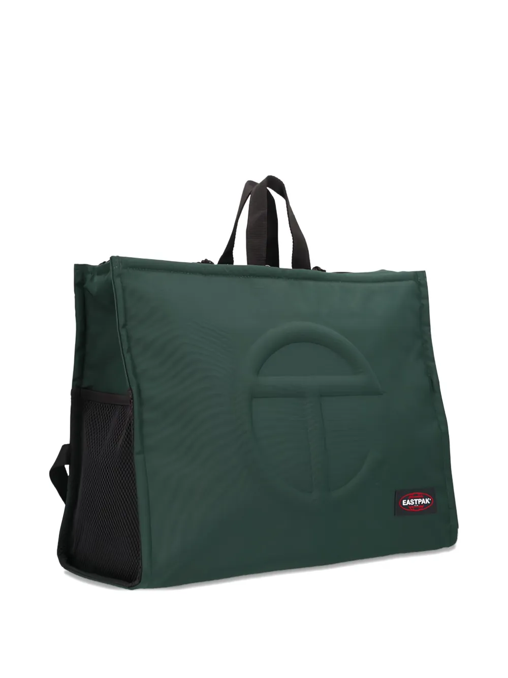 Eastpak x Telfar grote rugzak met logo-reliëf Groen