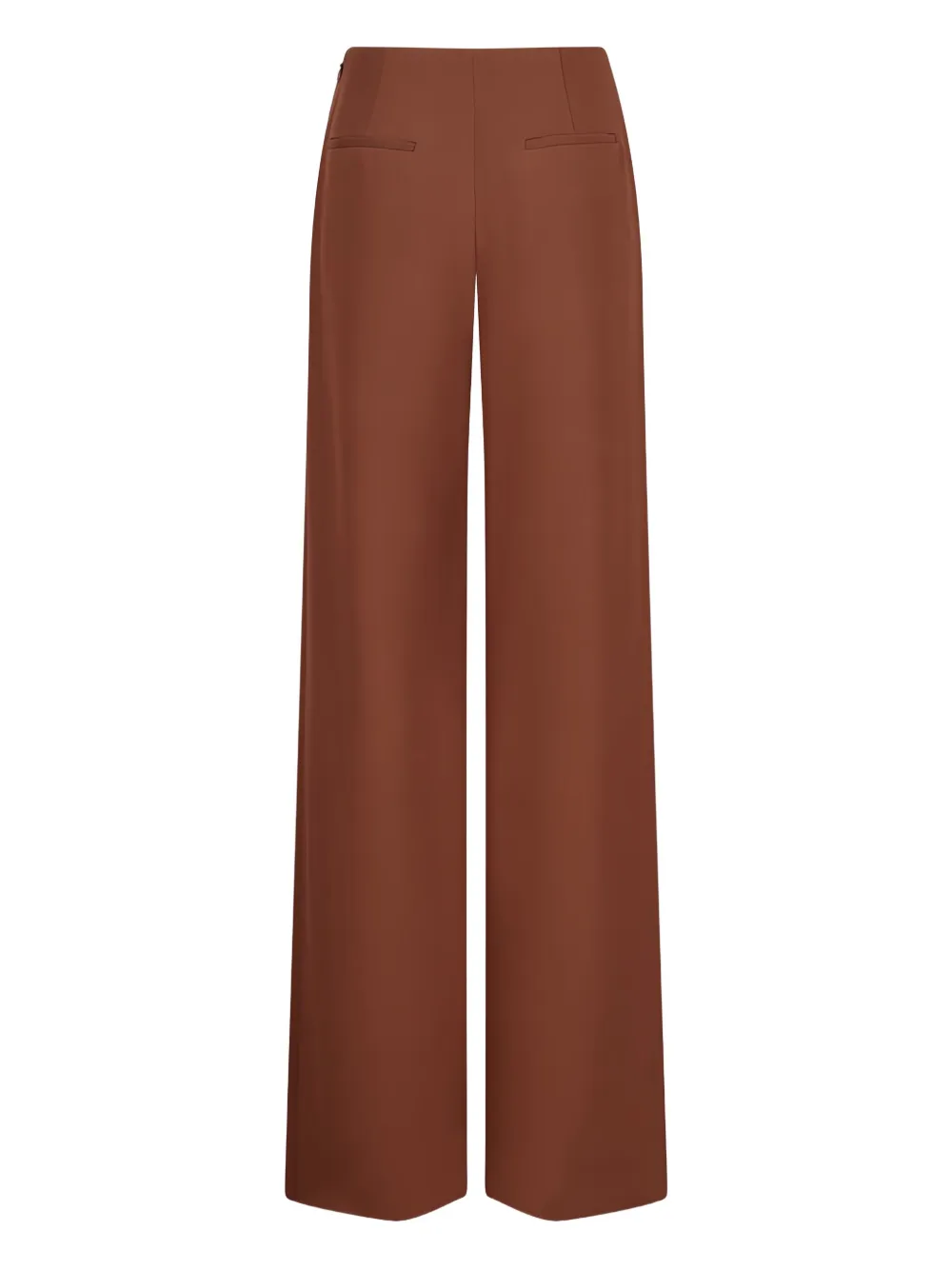 Valentino Garavani back-pocket silk trousers - Bruin