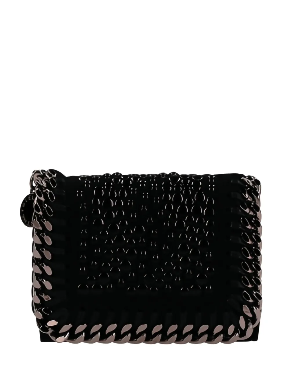 Stella McCartney Falabella chain-trim wallet - Nero