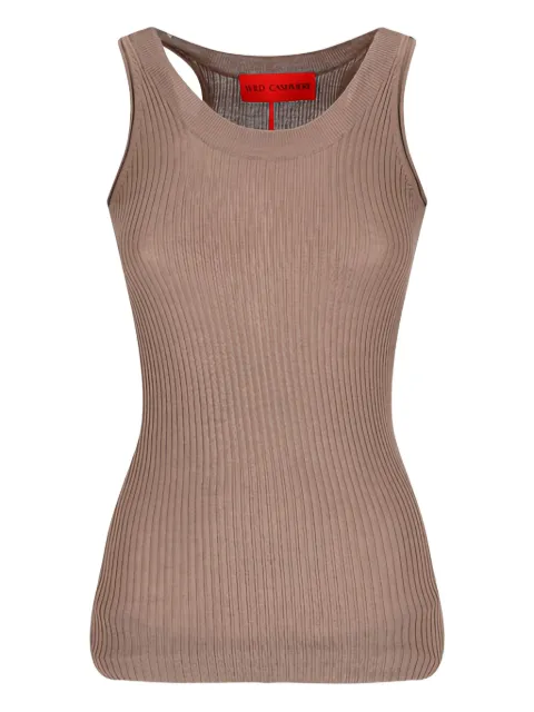 Wild Cashmere ribbed tank top