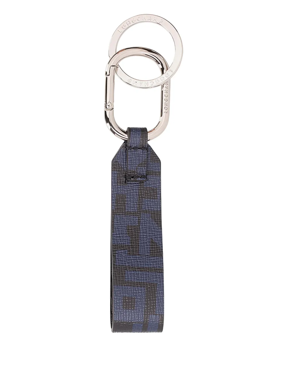 Longchamp Sleutelhanger met logoplakkaat Zwart