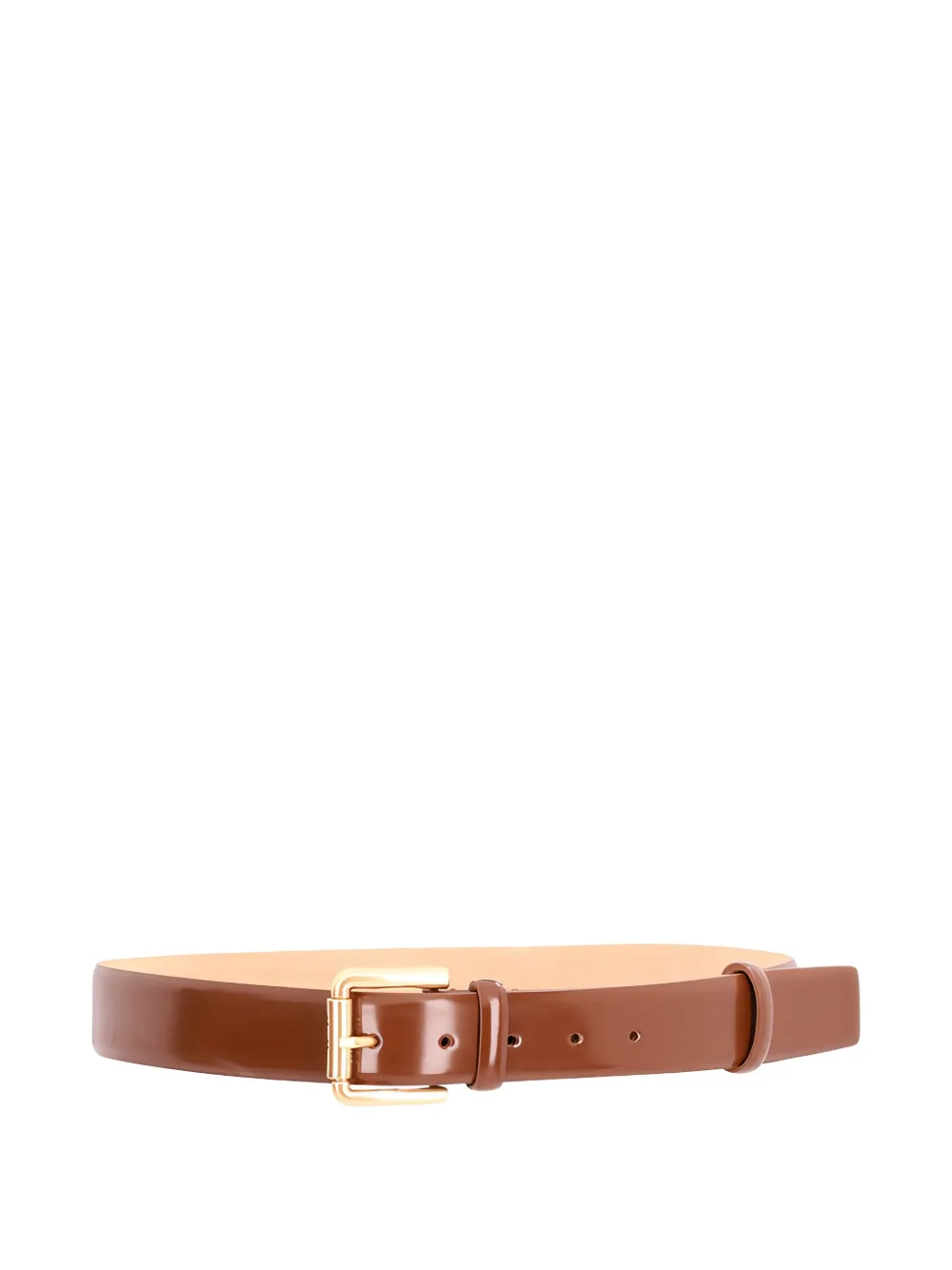 Max Mara roller-buckle leather belt Bruin