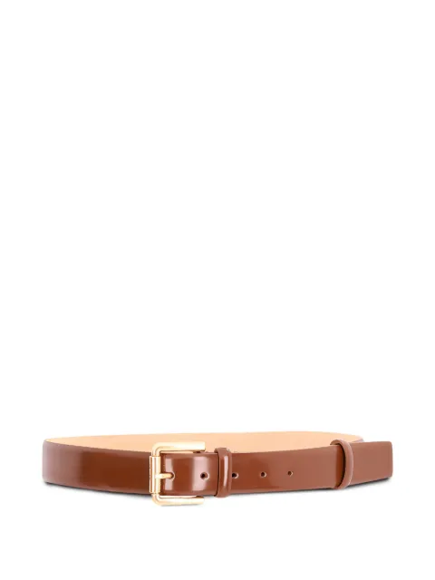 Max Mara roller-buckle leather belt