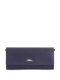 Longchamp horse-rider logo chain wallet - 006 NAVY