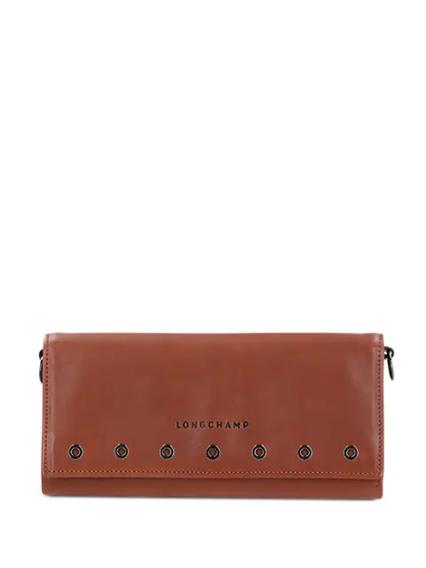 Longchamp Le Pliage chain-embellished wallet