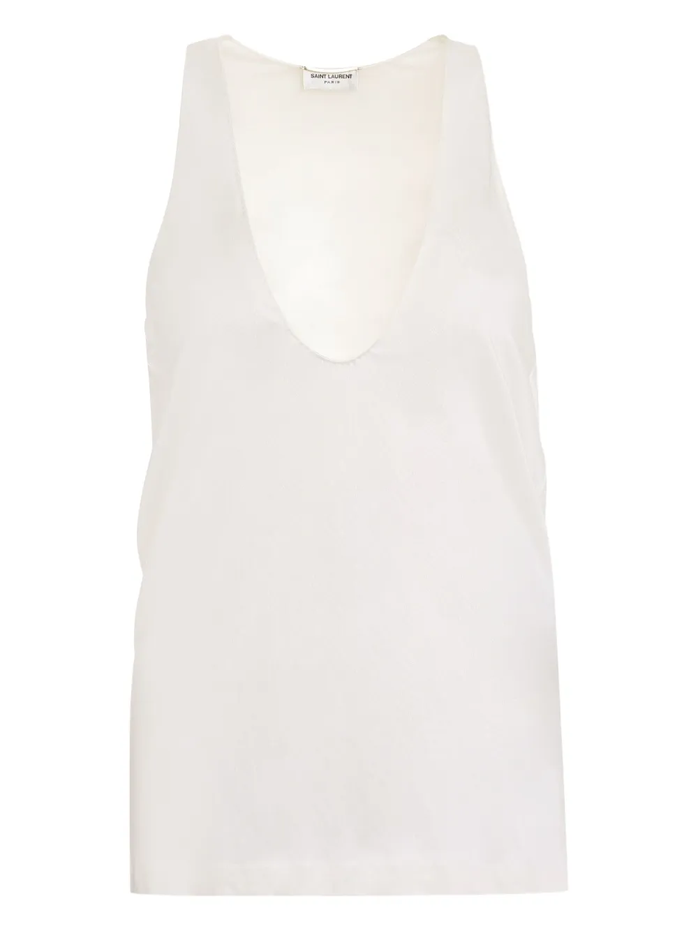 Saint Laurent low-plunge top | White | Image 1