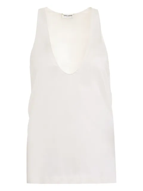 Saint Laurent low-plunge top