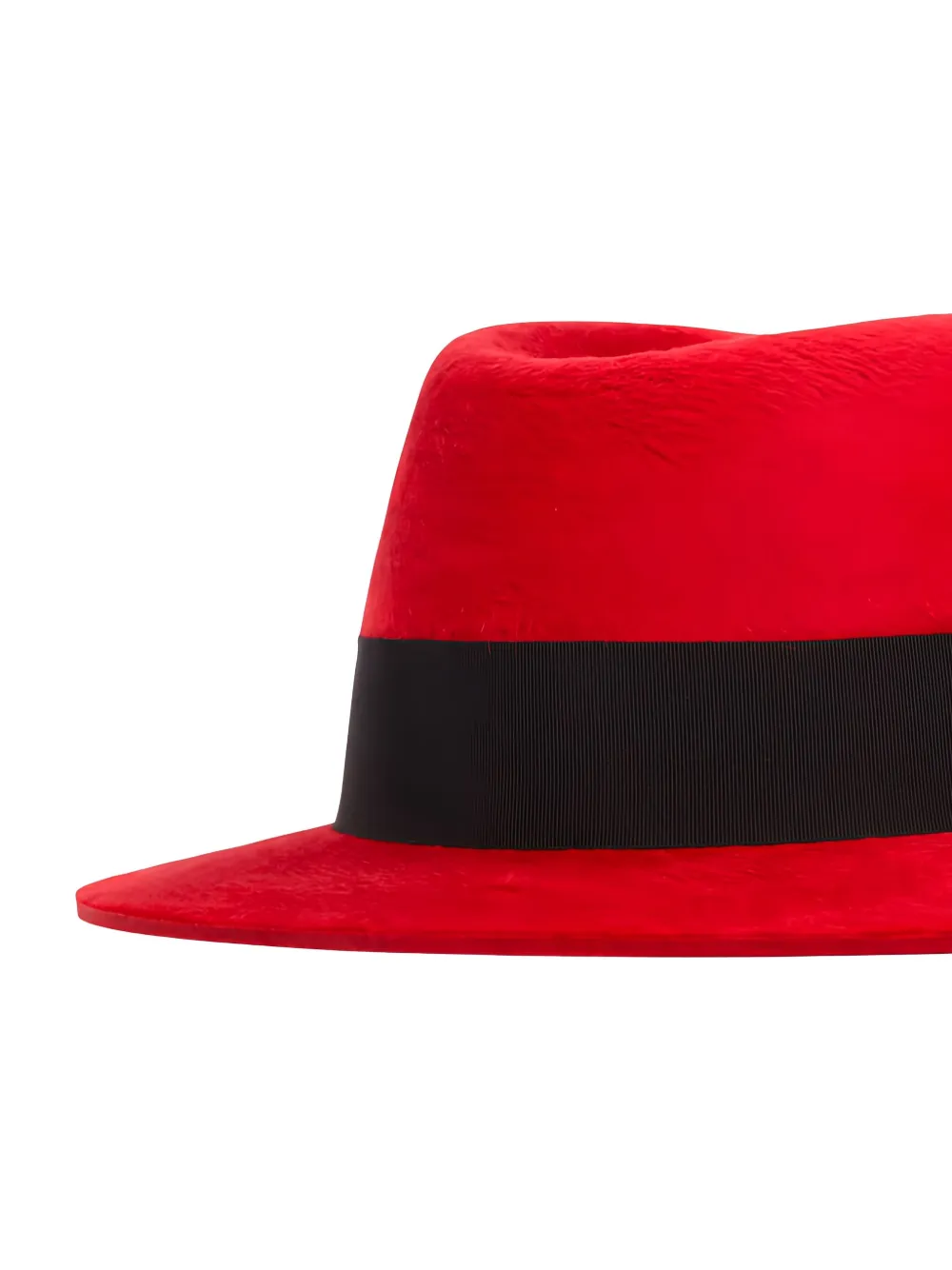 Saint Laurent wool fedora Rood
