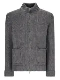 Fabrizio Del Carlo zip-up cardigan - Grey