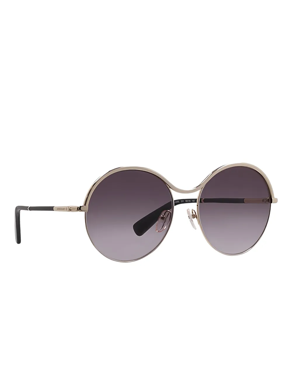 Longchamp round-frame sunglasses Zwart
