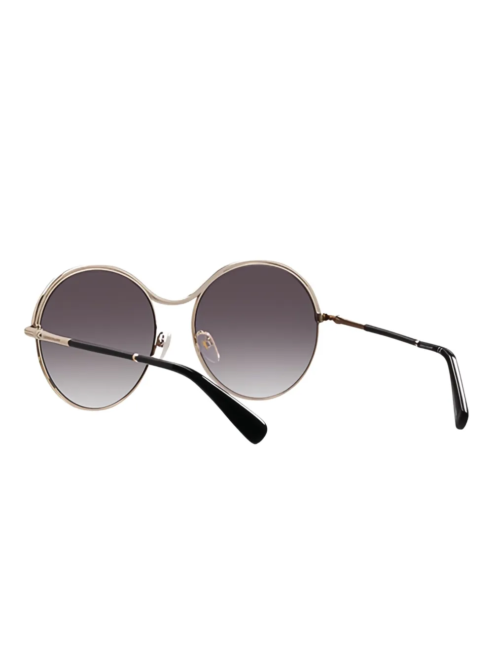 Longchamp round-frame sunglasses Zwart