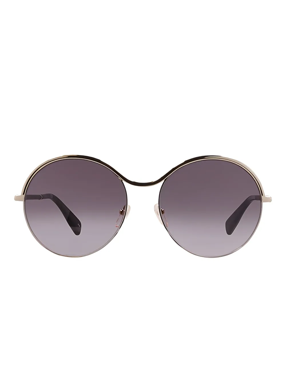 Longchamp round-frame sunglasses Zwart