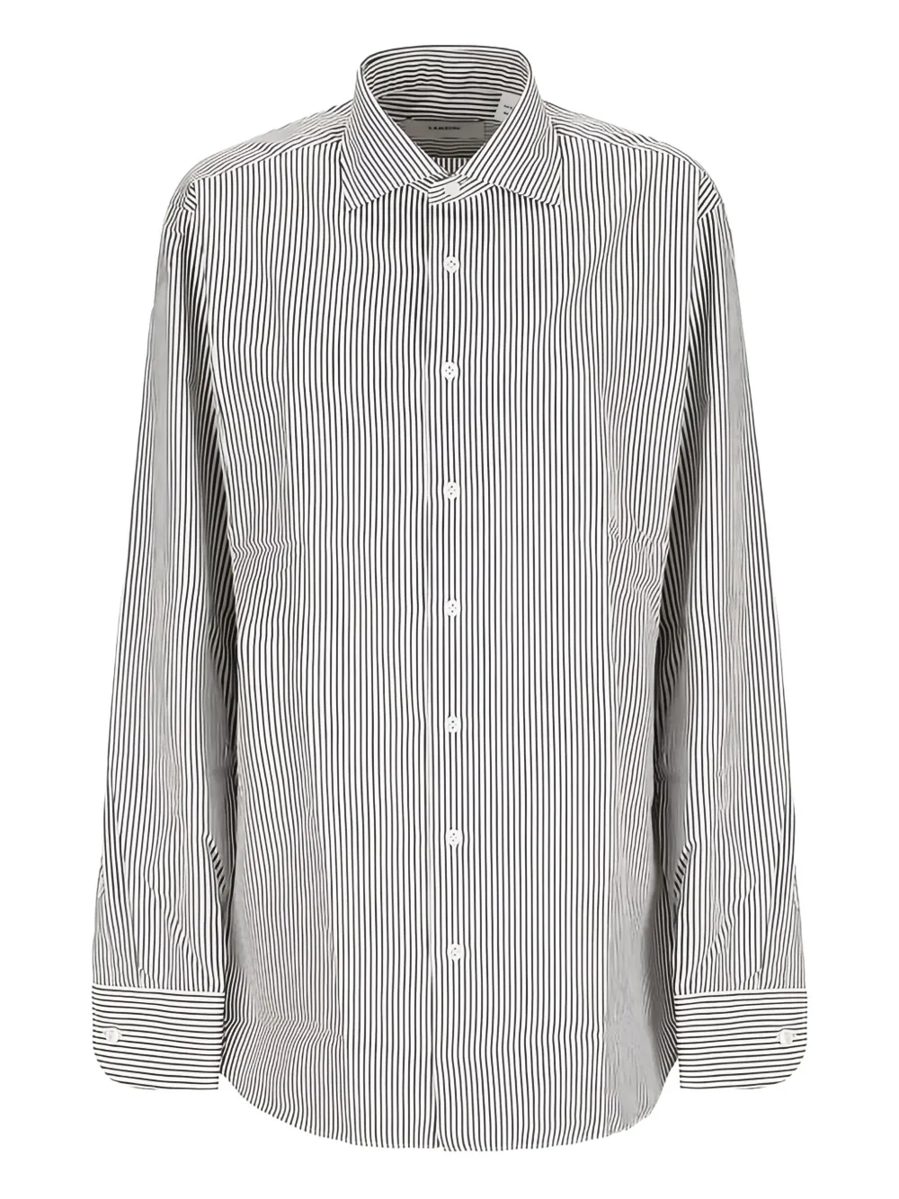 Lardini pinstriped shirt Grijs