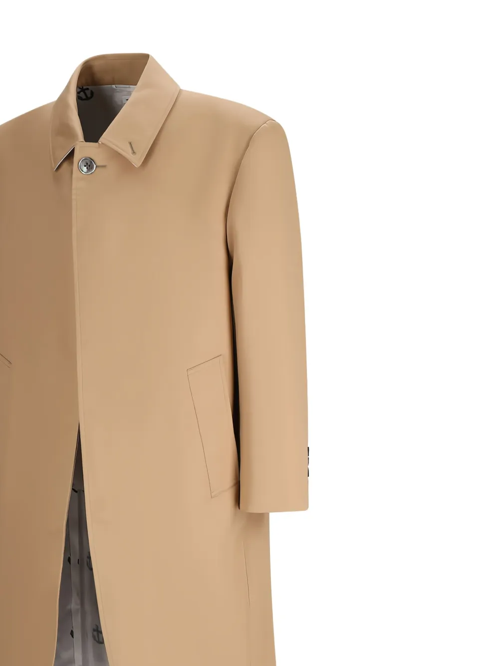 Thom Browne Wollen jas Beige