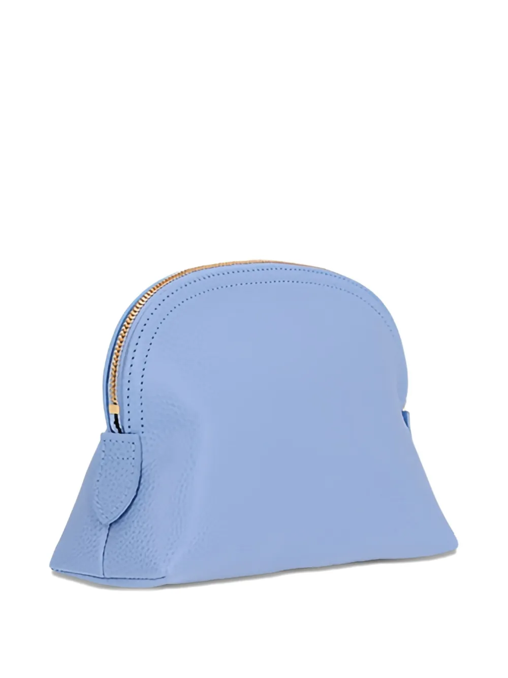 Longchamp leather zip wallet Blauw