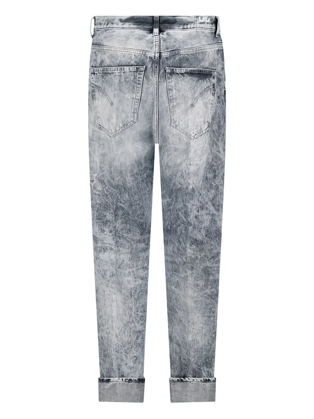 DONDUP Jeans met acid-wassing - Grijs