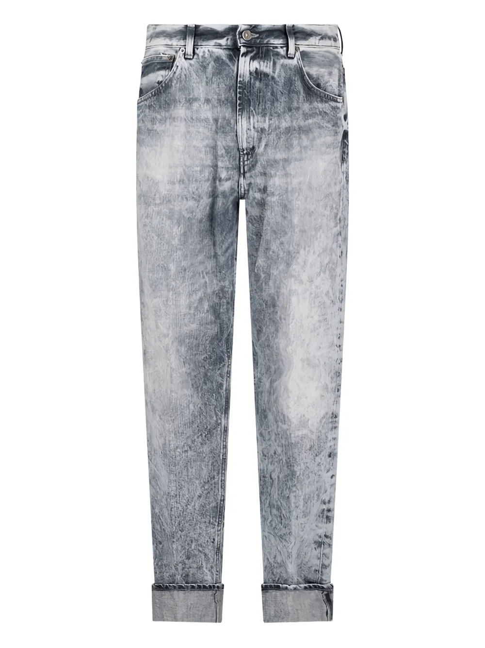 DONDUP acid-wash jeans - グレー DONDUP acid-wash jeans - グレー
