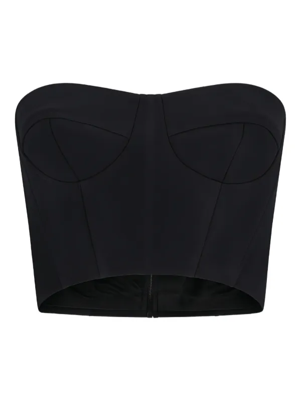 David Koma Bustier Top in Black