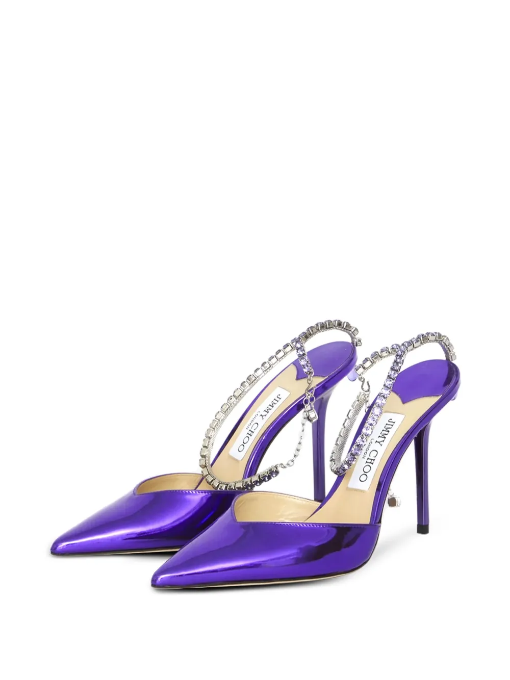 Jimmy Choo 100mm Saeda pumps Purple