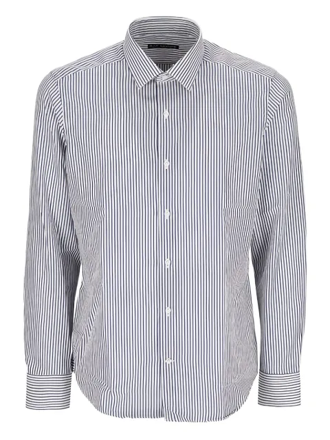 RAF MOORE camisa con estampado de rayas diplomáticas