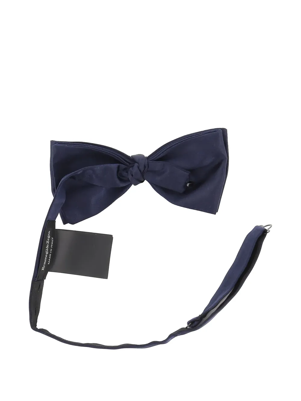 Zegna Satijnen vlinderdas Blauw