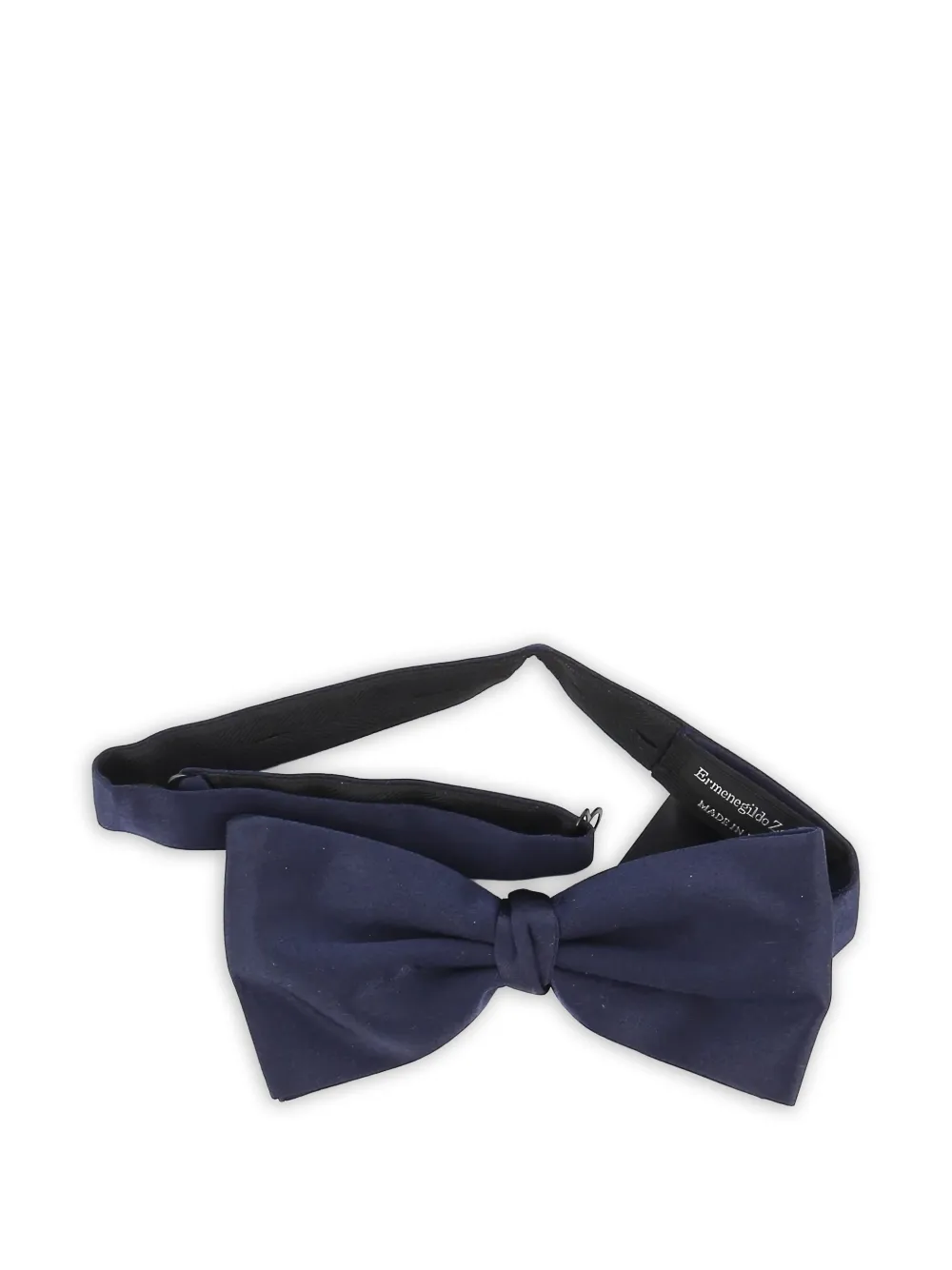 Zegna Satijnen vlinderdas Blauw