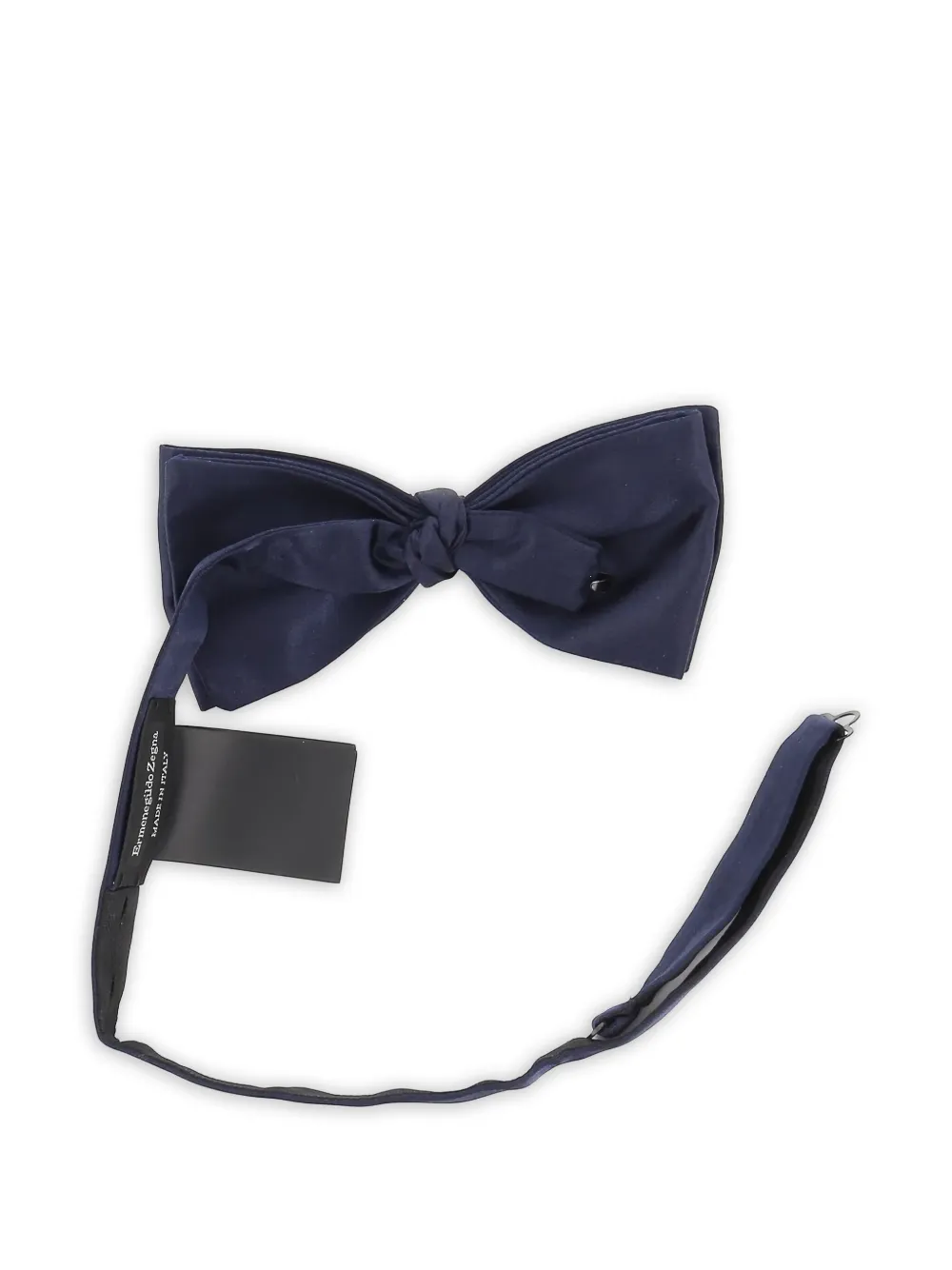 Zegna Satijnen vlinderdas - Blauw