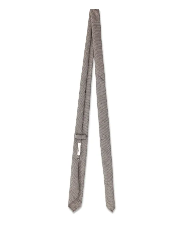 現行 LARDINI グレー ウール100% ネクタイ ビジネス Lardini ウール ネクタイ | グレー | FARFETCH JP