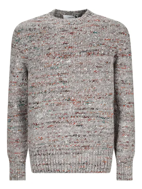 Lardini speckled crew-neck sweater